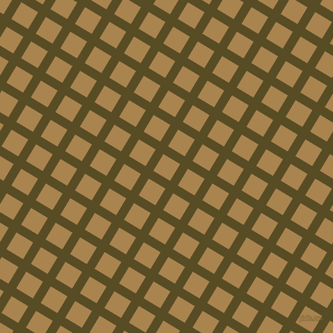 59/149 degree angle diagonal checkered chequered lines, 13 pixel line width, 28 pixel square size, Bronze Olive and Muddy Waters plaid checkered seamless tileable