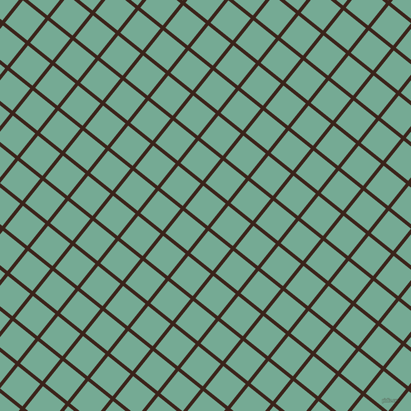 51/141 degree angle diagonal checkered chequered lines, 7 pixel lines width, 57 pixel square size, Brown Pod and Acapulco plaid checkered seamless tileable