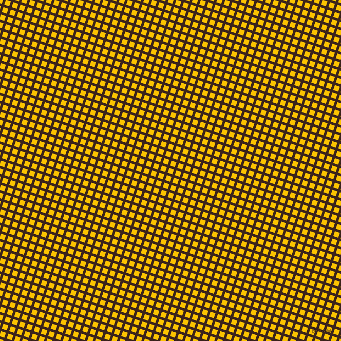 72/162 degree angle diagonal checkered chequered lines, 5 pixel line width, 10 pixel square size, Brown Pod and Golden Poppy plaid checkered seamless tileable