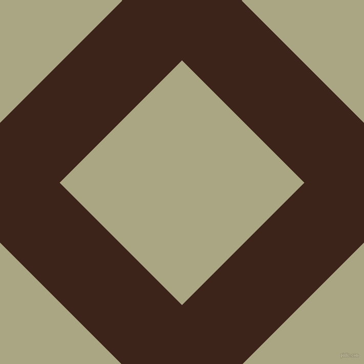45/135 degree angle diagonal checkered chequered lines, 165 pixel lines width, 338 pixel square size, Brown Pod and Neutral Green plaid checkered seamless tileable