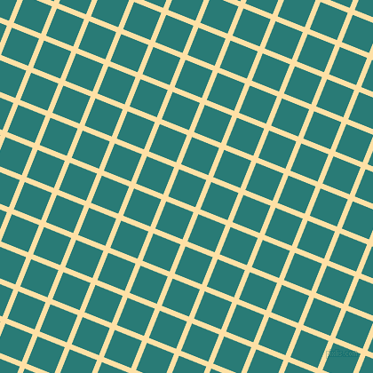 68/158 degree angle diagonal checkered chequered lines, 6 pixel lines width, 33 pixel square size, Cape Honey and Elm plaid checkered seamless tileable