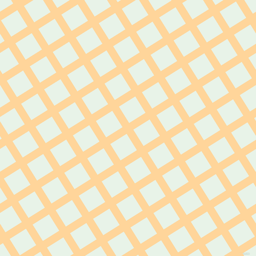 32/122 degree angle diagonal checkered chequered lines, 26 pixel lines width, 64 pixel square size, Caramel and Aqua Spring plaid checkered seamless tileable