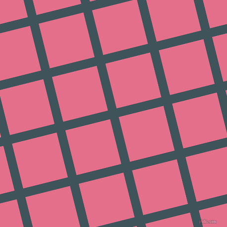 14/104 degree angle diagonal checkered chequered lines, 18 pixel line width, 93 pixel square size, Casal and Deep Blush plaid checkered seamless tileable