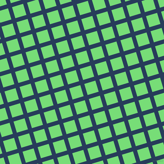 17/107 degree angle diagonal checkered chequered lines, 14 pixel line width, 39 pixel square size, Catalina Blue and Pastel Green plaid checkered seamless tileable