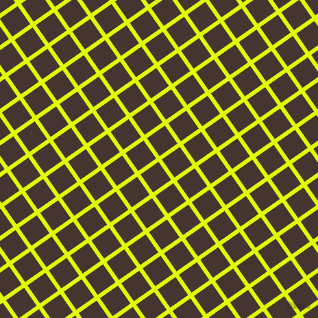 35/125 degree angle diagonal checkered chequered lines, 6 pixel line width, 32 pixel square size, Chartreuse Yellow and Rebel plaid checkered seamless tileable