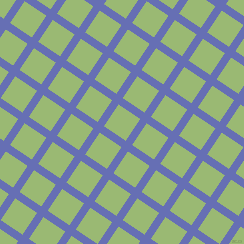 56/146 degree angle diagonal checkered chequered lines, 26 pixel lines width, 89 pixel square size, Chetwode Blue and Olivine plaid checkered seamless tileable