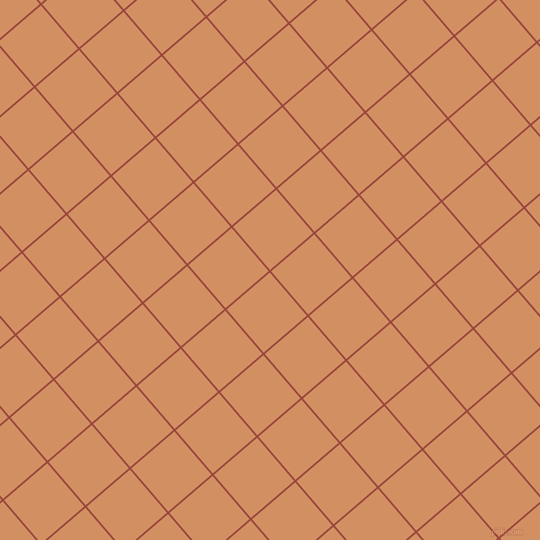 41/131 degree angle diagonal checkered chequered lines, 2 pixel line width, 64 pixel square size, Cognac and Whiskey plaid checkered seamless tileable