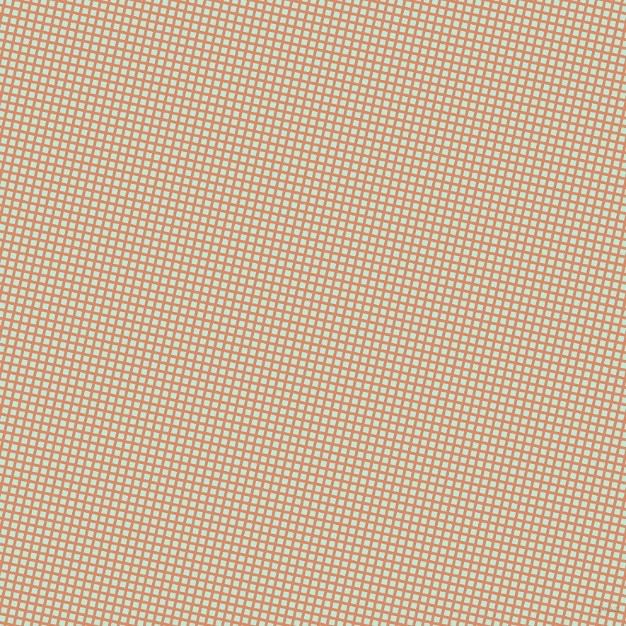 77/167 degree angle diagonal checkered chequered lines, 4 pixel lines width, 8 pixel square size, Copper and Aero Blue plaid checkered seamless tileable