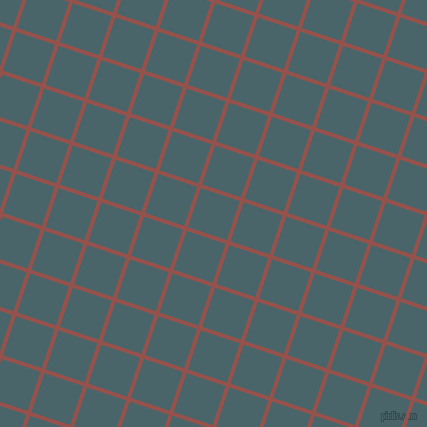 72/162 degree angle diagonal checkered chequered lines, 4 pixel line width, 41 pixel square size, Copper Rust and Tax Break plaid checkered seamless tileable