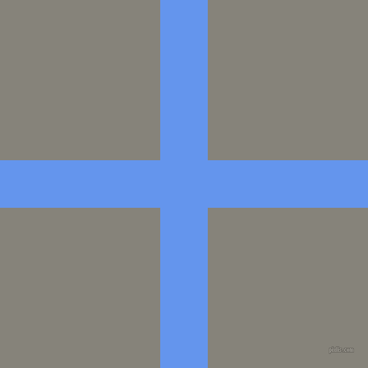 checkered chequered horizontal vertical lines, 68 pixel line width, 458 pixel square size, Cornflower Blue and Friar Grey plaid checkered seamless tileable