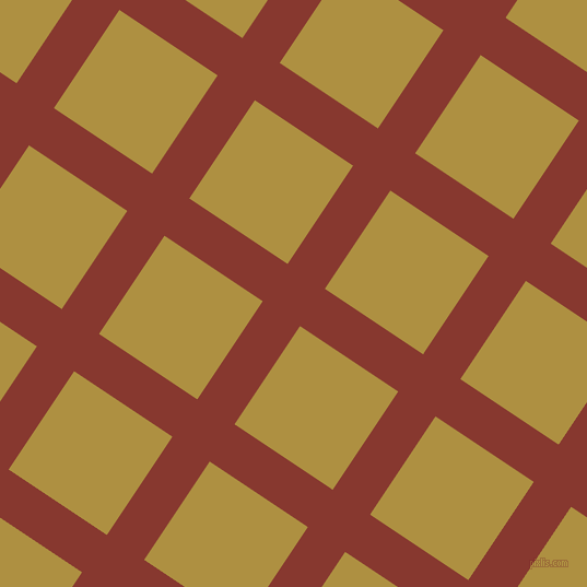 56/146 degree angle diagonal checkered chequered lines, 41 pixel line width, 108 pixel square size, Crab Apple and Turmeric plaid checkered seamless tileable