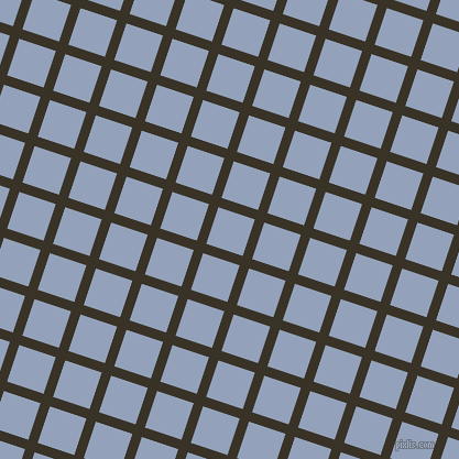 72/162 degree angle diagonal checkered chequered lines, 9 pixel lines width, 35 pixel square size, Creole and Rock Blue plaid checkered seamless tileable