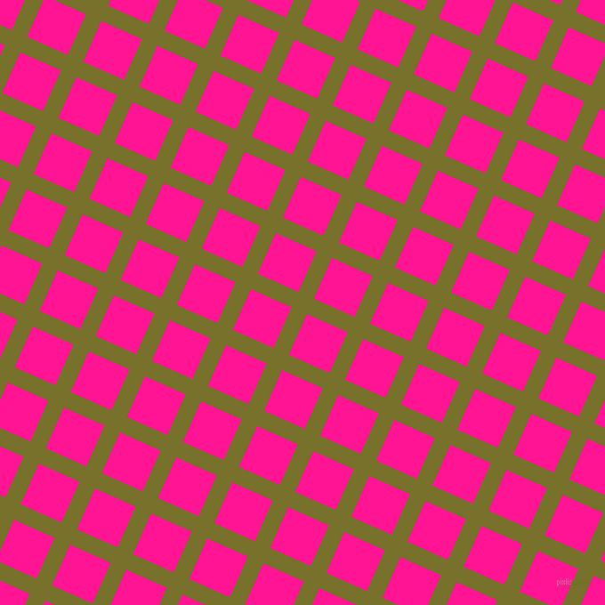 66/156 degree angle diagonal checkered chequered lines, 19 pixel line width, 50 pixel square size, Crete and Deep Pink plaid checkered seamless tileable