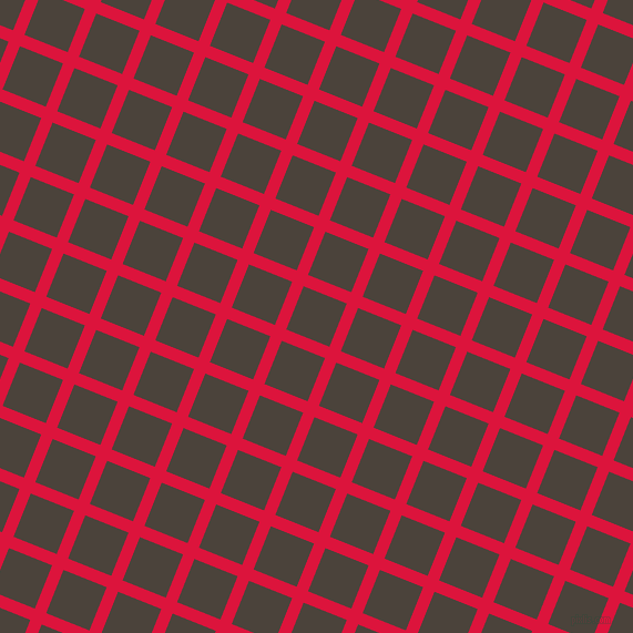 68/158 degree angle diagonal checkered chequered lines, 11 pixel line width, 42 pixel square size, Crimson and Space Shuttle plaid checkered seamless tileable