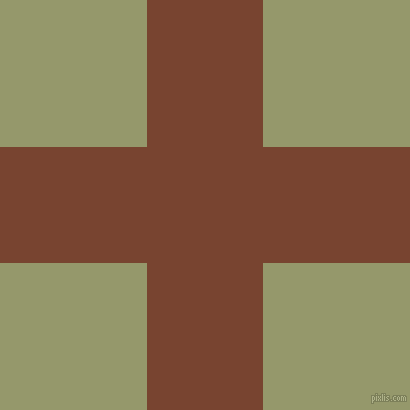checkered chequered horizontal vertical lines, 116 pixel line width, 294 pixel square size, Cumin and Avocado plaid checkered seamless tileable