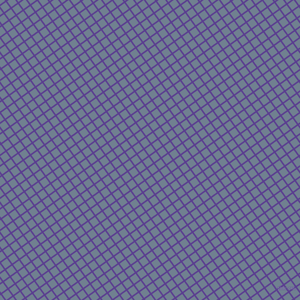 36/126 degree angle diagonal checkered chequered lines, 3 pixel lines width, 14 pixel square size, Daisy Bush and Slate Grey plaid checkered seamless tileable