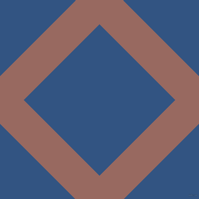 45/135 degree angle diagonal checkered chequered lines, 139 pixel lines width, 443 pixel square size, Dark Chestnut and St Tropaz plaid checkered seamless tileable