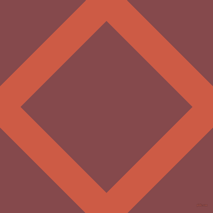 45/135 degree angle diagonal checkered chequered lines, 96 pixel lines width, 402 pixel square size, Dark Coral and Solid Pink plaid checkered seamless tileable