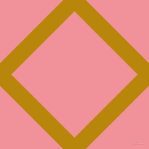 45/135 degree angle diagonal checkered chequered lines, 52 pixel lines width, 288 pixel square size, Dark Goldenrod and Wewak plaid checkered seamless tileable