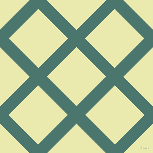 45/135 degree angle diagonal checkered chequered lines, 41 pixel lines width, 141 pixel square size, Dark Green Copper and Medium Goldenrod plaid checkered seamless tileable