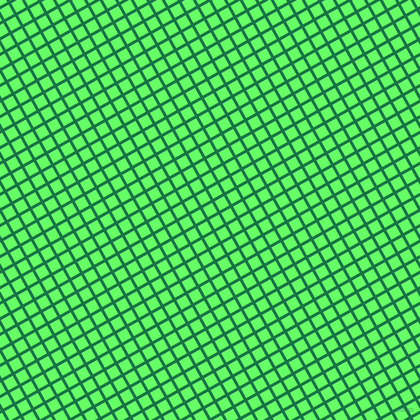 29/119 degree angle diagonal checkered chequered lines, 6 pixel lines width, 22 pixel square size, Dark Spring Green and Screamin