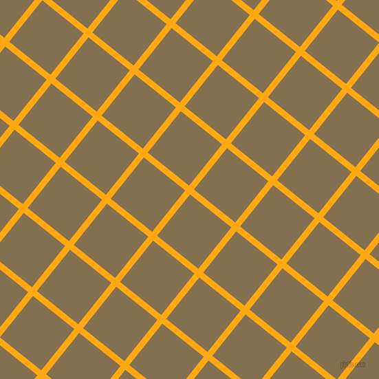 51/141 degree angle diagonal checkered chequered lines, 9 pixel lines width, 77 pixel square size, Dark Tangerine and Shadow plaid checkered seamless tileable