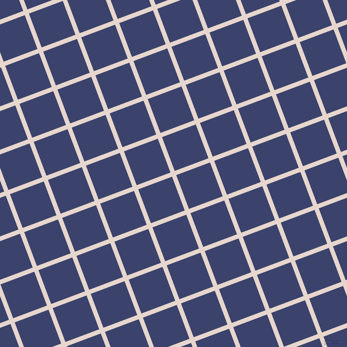 21/111 degree angle diagonal checkered chequered lines, 9 pixel lines width, 73 pixel square size, Dawn Pink and Port Gore plaid checkered seamless tileable