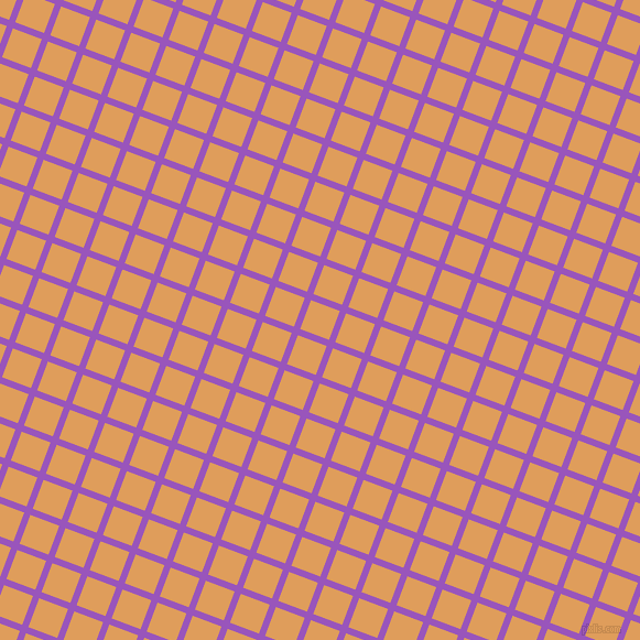69/159 degree angle diagonal checkered chequered lines, 6 pixel line width, 28 pixel square size, Deep Lilac and Porsche plaid checkered seamless tileable