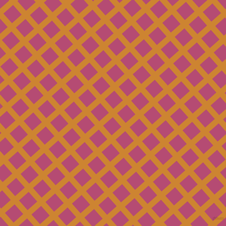 42/132 degree angle diagonal checkered chequered lines, 19 pixel line width, 42 pixel square size, Dixie and Royal Heath plaid checkered seamless tileable