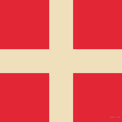 checkered chequered horizontal vertical lines, 82 pixel line width, 337 pixel square size, Dutch White and Alizarin plaid checkered seamless tileable