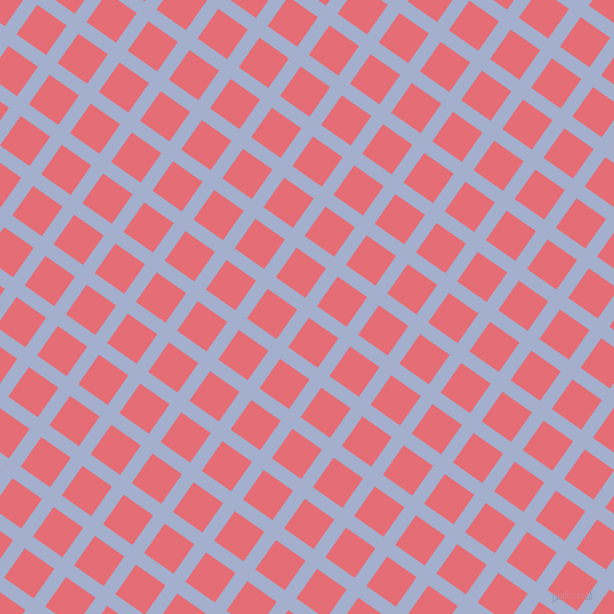 55/145 degree angle diagonal checkered chequered lines, 13 pixel lines width, 33 pixel square size, Echo Blue and Froly plaid checkered seamless tileable
