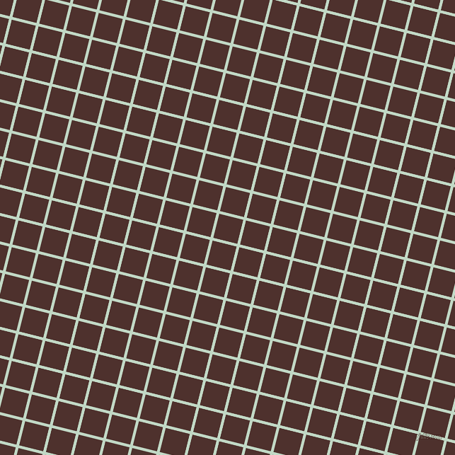 76/166 degree angle diagonal checkered chequered lines, 4 pixel line width, 35 pixel square size, Edgewater and Espresso plaid checkered seamless tileable