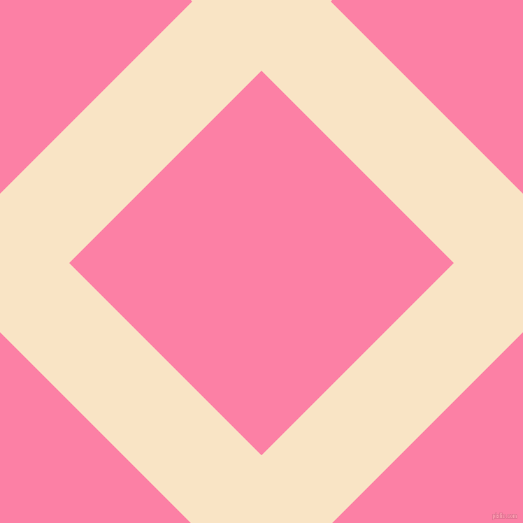 45/135 degree angle diagonal checkered chequered lines, 140 pixel lines width, 389 pixel square size, Egg Sour and Tickle Me Pink plaid checkered seamless tileable