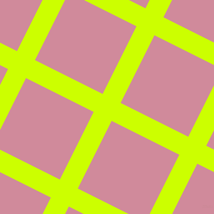 63/153 degree angle diagonal checkered chequered lines, 67 pixel lines width, 252 pixel square size, Electric Lime and Can Can plaid checkered seamless tileable