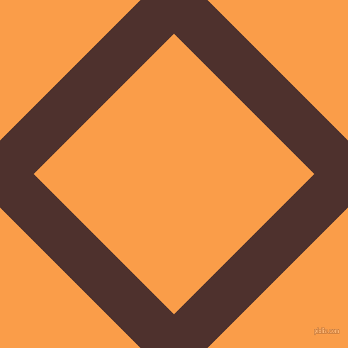 45/135 degree angle diagonal checkered chequered lines, 67 pixel line width, 280 pixel square size, Espresso and Sunshade plaid checkered seamless tileable