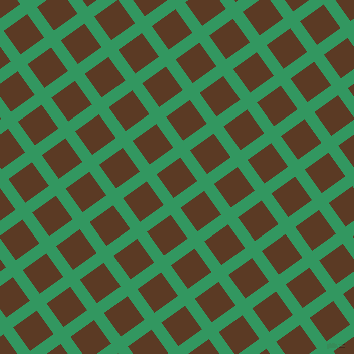 36/126 degree angle diagonal checkered chequered lines, 24 pixel lines width, 58 pixel square size, Eucalyptus and Carnaby Tan plaid checkered seamless tileable