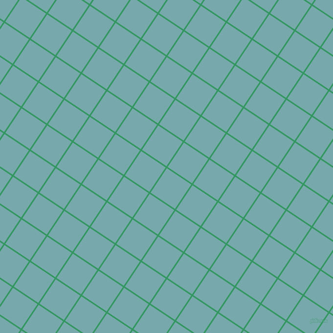 56/146 degree angle diagonal checkered chequered lines, 3 pixel lines width, 60 pixel square size, Eucalyptus and Neptune plaid checkered seamless tileable