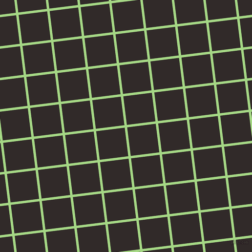 7/97 degree angle diagonal checkered chequered lines, 5 pixel line width, 59 pixel square sizeFeijoa and Livid Brown plaid checkered seamless tileable