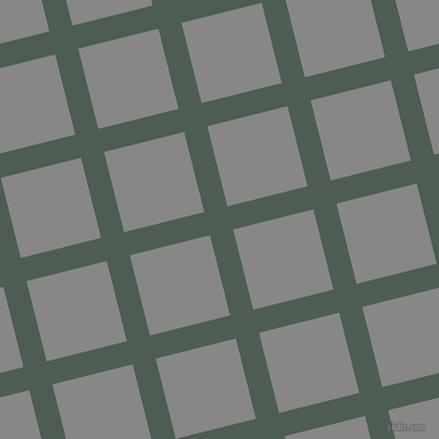 14/104 degree angle diagonal checkered chequered lines, 22 pixel line width, 76 pixel square size, Feldgrau and Jumbo plaid checkered seamless tileable