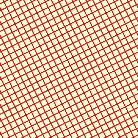 27/117 degree angle diagonal checkered chequered lines, 4 pixel lines width, 21 pixel square size, Fire Engine Red and Cream plaid checkered seamless tileable