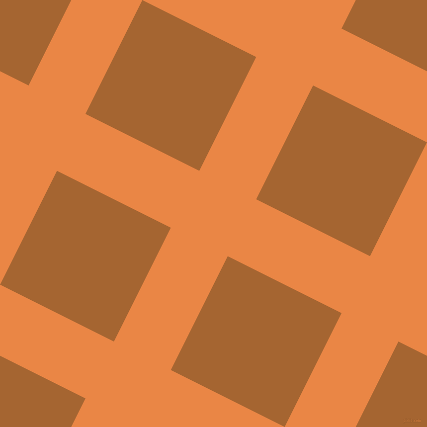 63/153 degree angle diagonal checkered chequered lines, 128 pixel line width, 256 pixel square size, Flamenco and Mai Tai plaid checkered seamless tileable