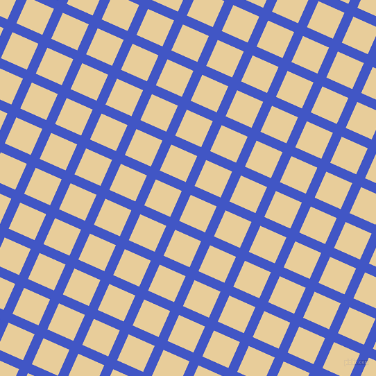 66/156 degree angle diagonal checkered chequered lines, 14 pixel line width, 41 pixel square size, Free Speech Blue and Chamois plaid checkered seamless tileable