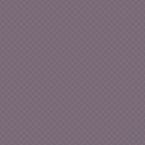 45/135 degree angle diagonal checkered chequered lines, 1 pixel line width, 16 pixel square size, Friar Grey and Old Lavender plaid checkered seamless tileable