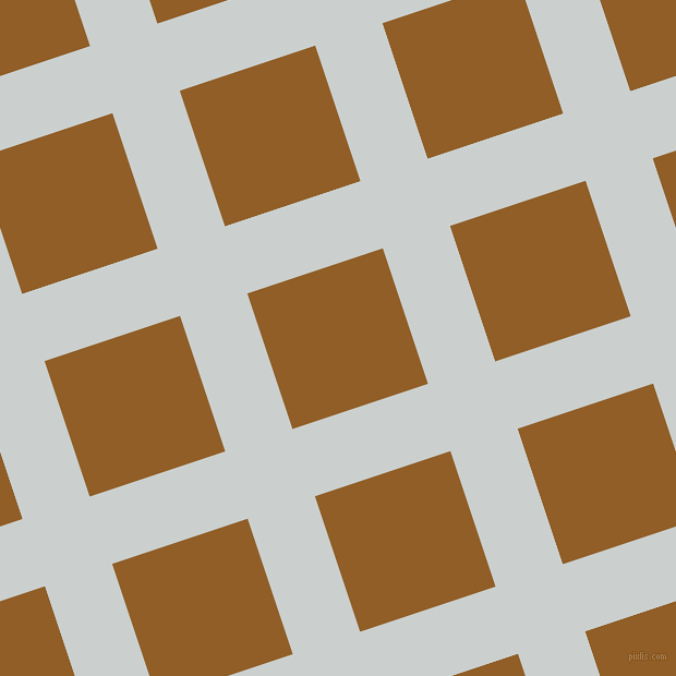18/108 degree angle diagonal checkered chequered lines, 65 pixel lines width, 131 pixel square size, Geyser and Afghan Tan plaid checkered seamless tileable