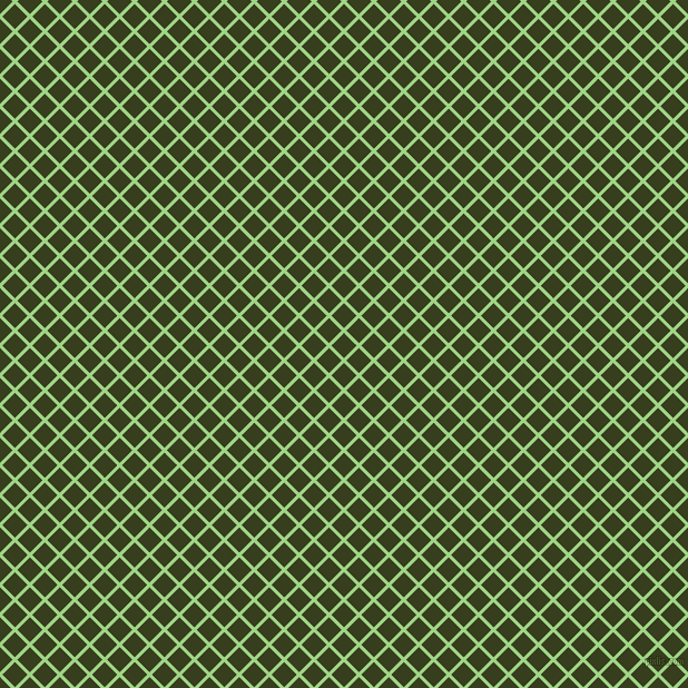 45/135 degree angle diagonal checkered chequered lines, 3 pixel lines width, 16 pixel square size, Gossip and Turtle Green plaid checkered seamless tileable