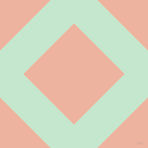 45/135 degree angle diagonal checkered chequered lines, 134 pixel line width, 290 pixel square size, Granny Apple and Wax Flower plaid checkered seamless tileable