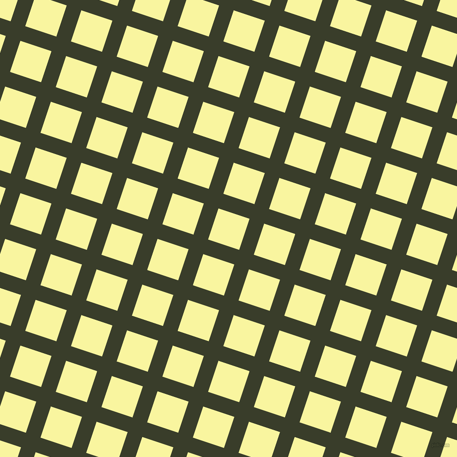 72/162 degree angle diagonal checkered chequered lines, 31 pixel line width, 66 pixel square size, Green Kelp and Pale Prim plaid checkered seamless tileable