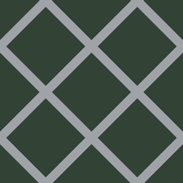 45/135 degree angle diagonal checkered chequered lines, 30 pixel lines width, 191 pixel square size, Grey Chateau and Timber Green plaid checkered seamless tileable