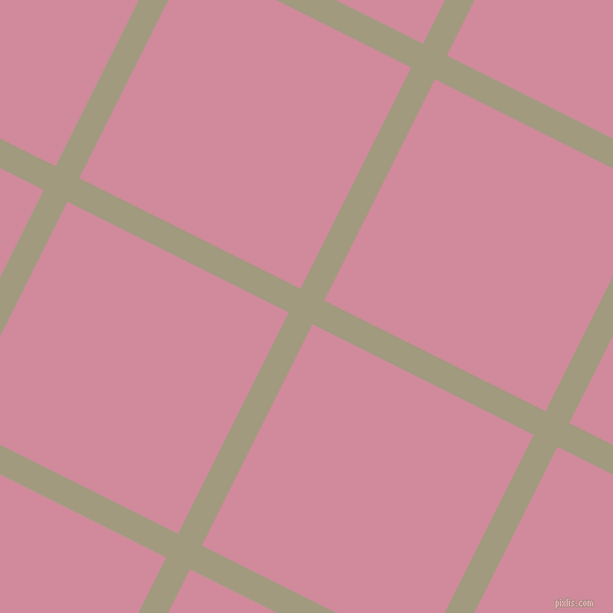 63/153 degree angle diagonal checkered chequered lines, 24 pixel lines width, 224 pixel square size, Grey Olive and Can Can plaid checkered seamless tileable