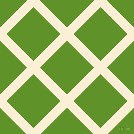 45/135 degree angle diagonal checkered chequered lines, 31 pixel lines width, 125 pixel square size, Half Dutch White and Vida Loca plaid checkered seamless tileable